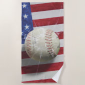Baseball Strandtuch (Vorderseite)