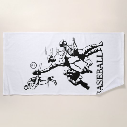 BASEBALL STRANDTUCH (Vorderseite)