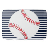 Baseball Streifen Design Bath Mat Badematte (Vorderseite)