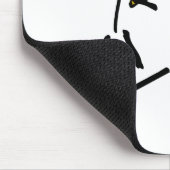 Baseball-Strichmännchen Mousepad (Ecke)