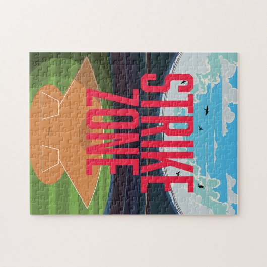 Baseball Strike Zone Puzzle (Horizontal)