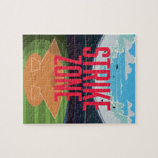 Baseball Strike Zone Puzzle (Horizontal)