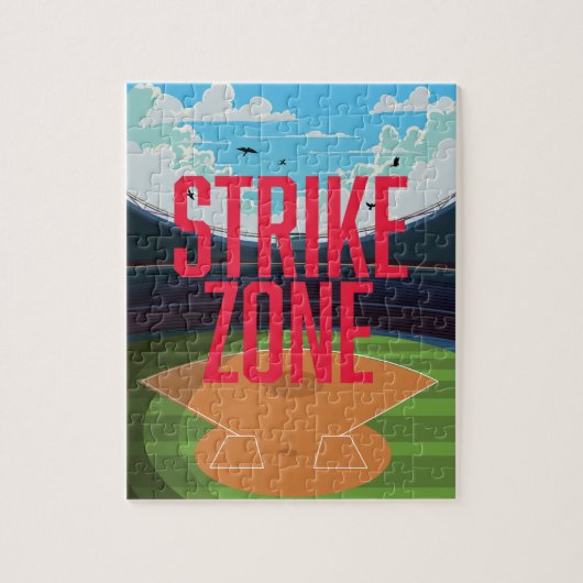 Baseball Strike Zone Puzzle (Vertikal)