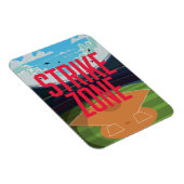 Baseball-Strikezone Magnet (Rechte Seite)