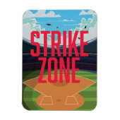 Baseball-Strikezone Magnet (Vertikal)