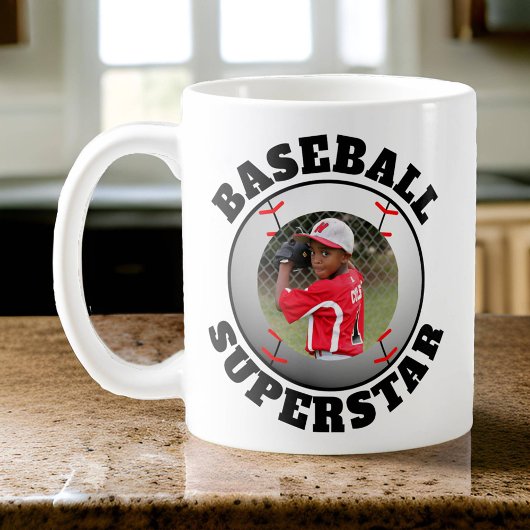 Baseball Superstar Foto Kaffeetasse