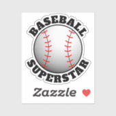 Baseball Superstar Sports Aufkleber (Blatt)