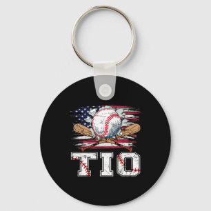 Baseball T-Ball Tio Amerikanische Flagge Stolze Ba Schlüsselanhänger