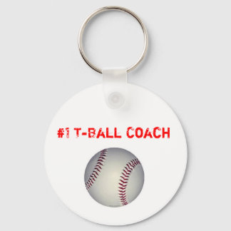 Baseball, T-Ball-Trainer #1 Schlüsselanhänger