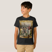 Baseball: T - Shirt des Vintagen Kindes (Vorne ganz)
