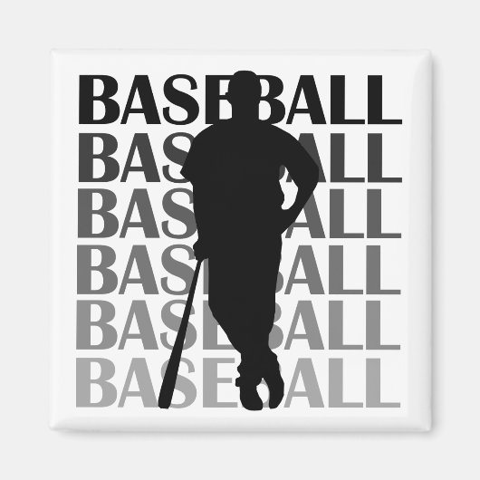 Baseball-T - Shirt für Black Silhouette und Gesche Magnet (Vorne)