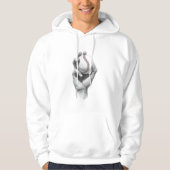 Baseball T-Shirt Hoodie (Vorderseite)