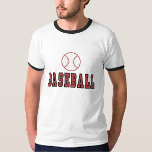 Baseball-T-Shirts (rot) für Männer T-Shirt