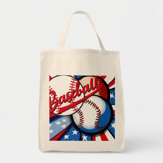 Baseball-Tage Tragetasche (Vorne)