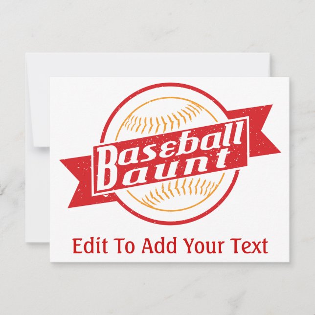 Baseball Tante (Vorderseite)