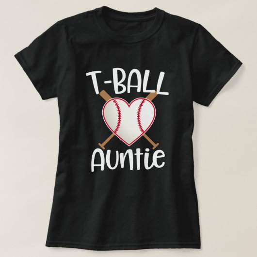 Baseball-Tante Gift, die mein Neffe dort draussen T-Shirt (Design vorne)