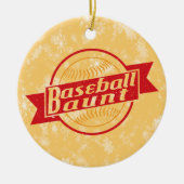 Baseball Tante Xmas Dekoration (Vorne)