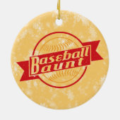 Baseball Tante Xmas Dekoration (Hinten)