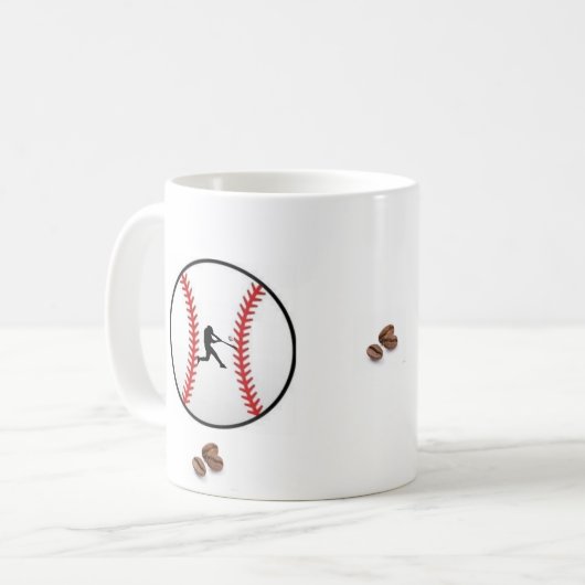 Baseball-Tasse Kaffeetasse (Vorderseite Links)