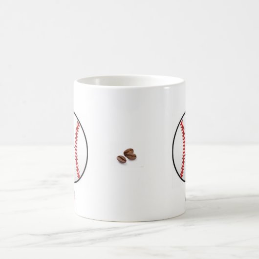 Baseball-Tasse Kaffeetasse (Mittel)