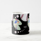 Baseball-Tasse Kaffeetasse (Mittel)