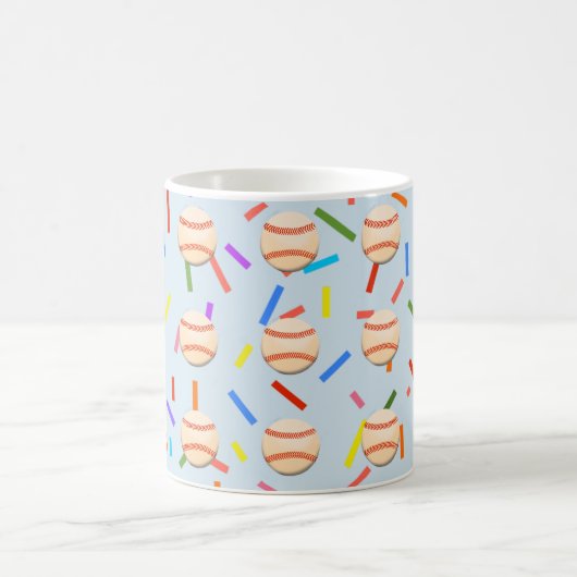 Baseball-Tasse Kaffeetasse (Mittel)