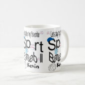 Baseball-Tasse Kaffeetasse (VorderseiteRechts)