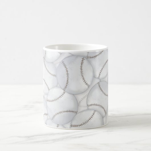 Baseball-Tasse Kaffeetasse (Mittel)