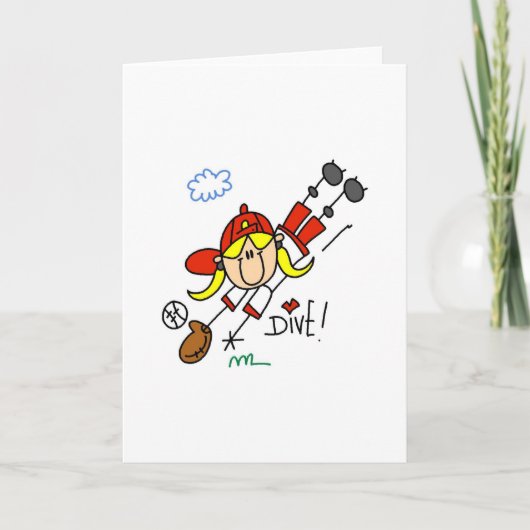 Baseball-Tauchfang-Karte Karte (Vorderseite)