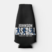 Baseball Team ADD NAME Champion Game Player Flaschenkühler (Vorderseite)