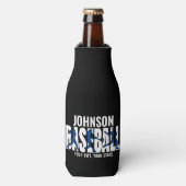 Baseball Team ADD NAME Champion Game Player Flaschenkühler (Flaschenvorderseite)