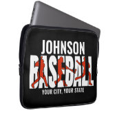 Baseball Team ADD NAME Champion Game Player Laptopschutzhülle (Vorne Rechts)