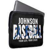 Baseball Team ADD NAME Champion Game Player Laptopschutzhülle (Vorne Rechts)