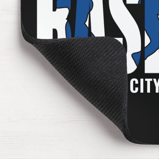 Baseball Team ADD NAME Champion Game Player Mousepad (Ecke)