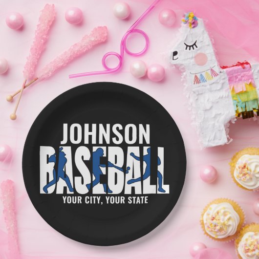 Baseball Team ADD NAME Champion Game Player Pappteller (Party)