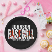 Baseball Team ADD NAME Champion Game Player Pappteller (Party)