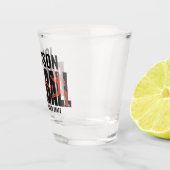 Baseball Team ADD NAME Champion Game Player Schnapsglas (Rechts)