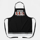 Baseball Team ADD NAME Champion Game Player Schürze (Vorderseite)
