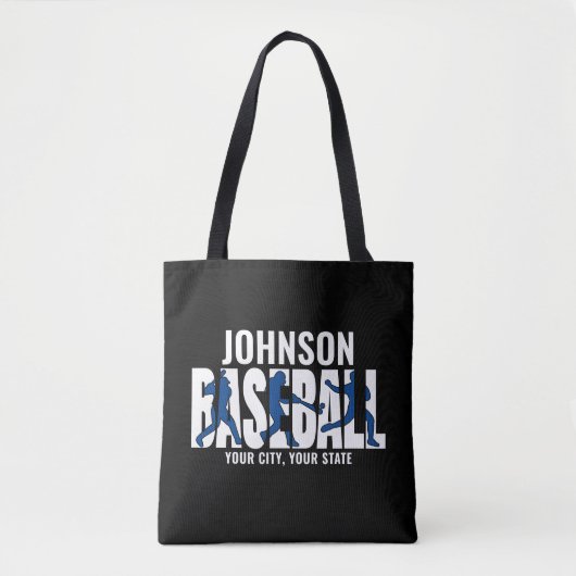 Baseball Team ADD NAME Champion Game Player Tasche (Vorderseite)