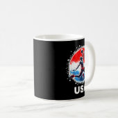 Baseball Team Baseball Fliegende Bisonrel USA Team Kaffeetasse (VorderseiteRechts)