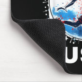 Baseball Team Baseball Fliegende Bisonrel USA Team Mousepad (Ecke)