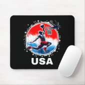 Baseball Team Baseball Fliegende Bisonrel USA Team Mousepad (Mit Mouse)