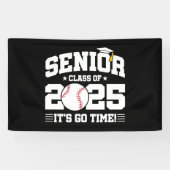 Baseball Team Class of 2025 Abschluss Senior 2025 Banner (Horizontal)