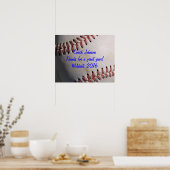 Baseball Team Coach-Geschenk Poster (Küche)