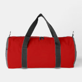Baseball Team Coach Player Scarlet and Gray Custom Duffle Bag (Rückseite)