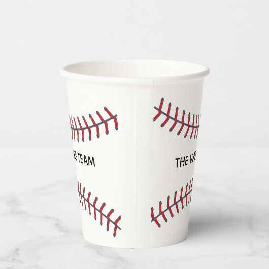 Baseball Team Cool Ball Player League Custom Party Pappbecher (Rechts)