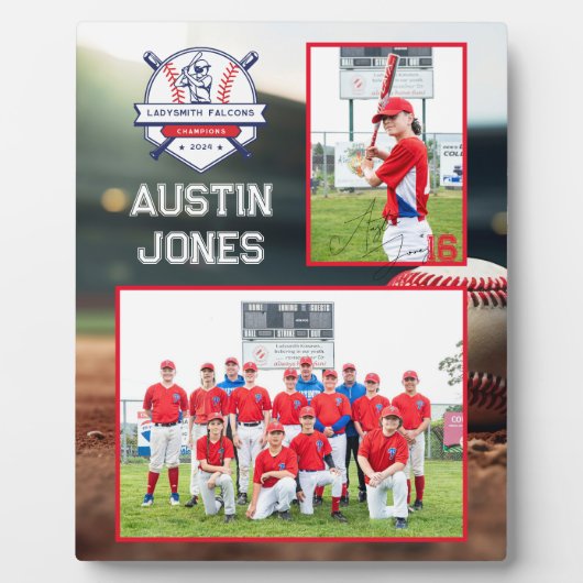 Baseball-Team | Foto Memory Mass Fotoplatte (Vorderseite)