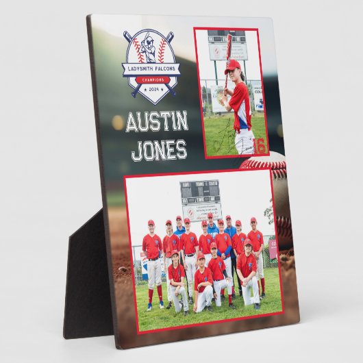 Baseball-Team | Foto Memory Mass Fotoplatte (Seite)