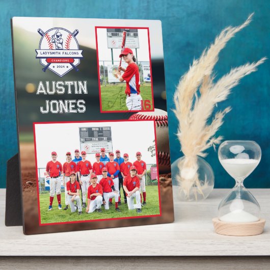 Baseball-Team | Foto Memory Mass Fotoplatte (Seite)