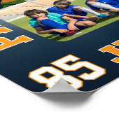 Baseball Team High School Sports Picture Collage Poster (Ecke)